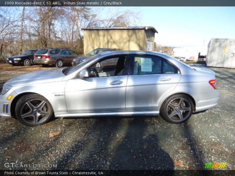 Iridium Silver Metallic / Grey/Black 2009 Mercedes-Benz C 63 AMG