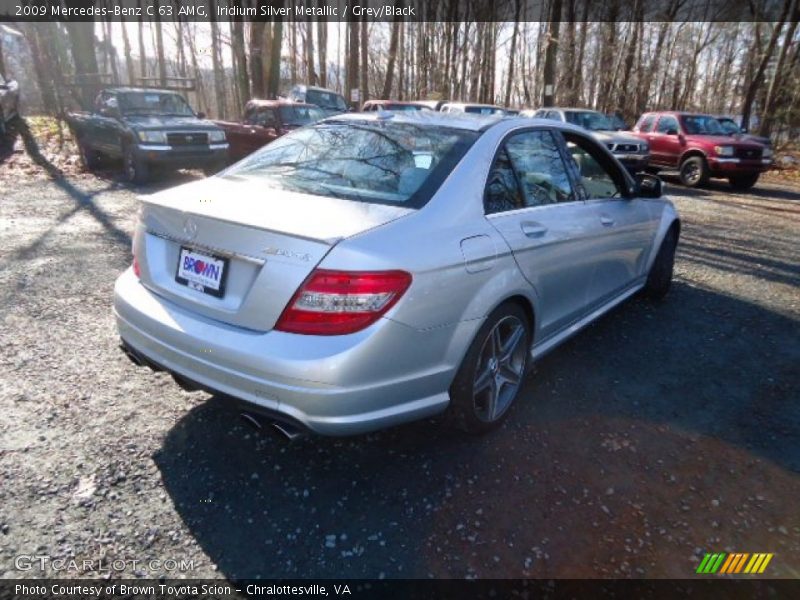Iridium Silver Metallic / Grey/Black 2009 Mercedes-Benz C 63 AMG