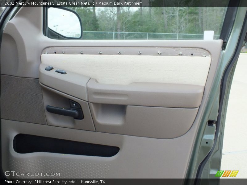 Estate Green Metallic / Medium Dark Parchment 2002 Mercury Mountaineer