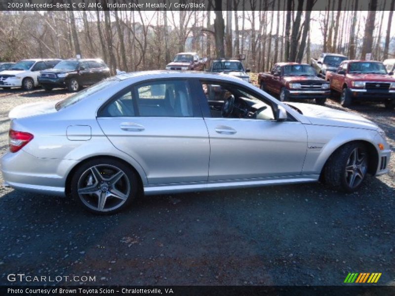 Iridium Silver Metallic / Grey/Black 2009 Mercedes-Benz C 63 AMG