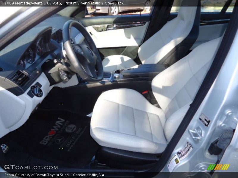 Iridium Silver Metallic / Grey/Black 2009 Mercedes-Benz C 63 AMG