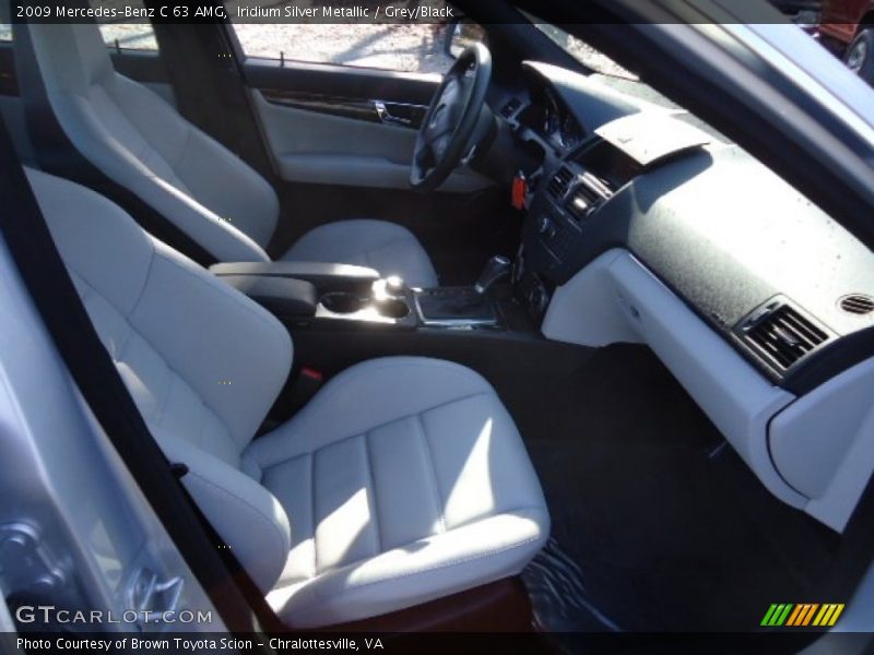 Iridium Silver Metallic / Grey/Black 2009 Mercedes-Benz C 63 AMG