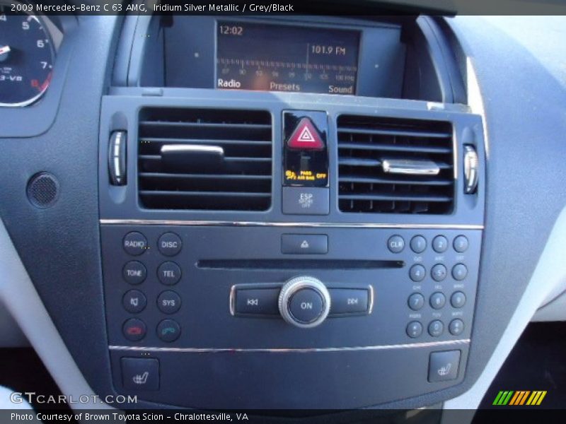 Iridium Silver Metallic / Grey/Black 2009 Mercedes-Benz C 63 AMG