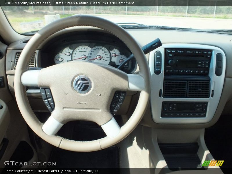 Estate Green Metallic / Medium Dark Parchment 2002 Mercury Mountaineer