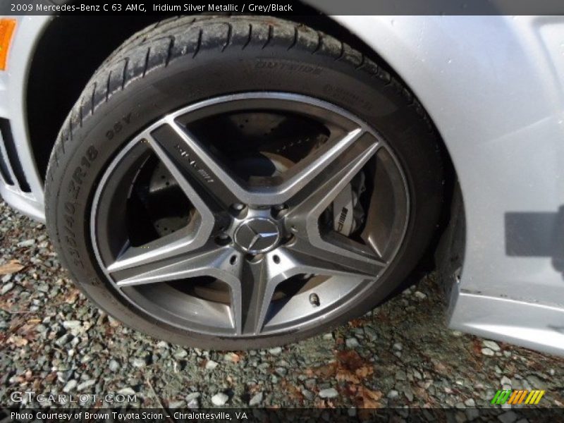 Iridium Silver Metallic / Grey/Black 2009 Mercedes-Benz C 63 AMG