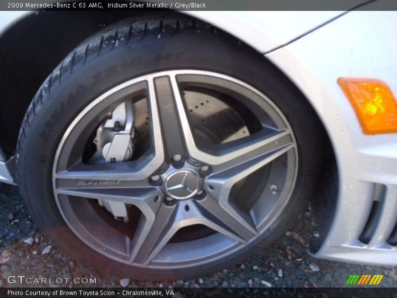 Iridium Silver Metallic / Grey/Black 2009 Mercedes-Benz C 63 AMG