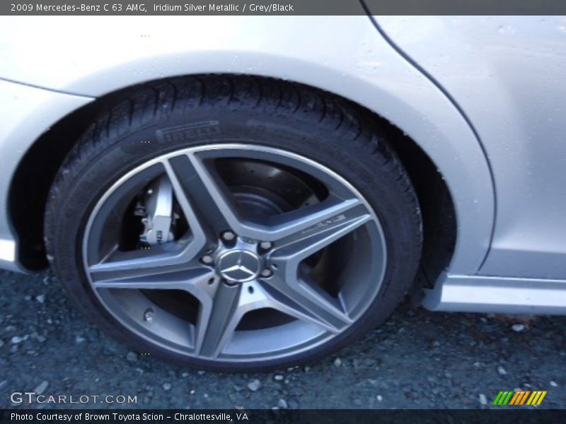 Iridium Silver Metallic / Grey/Black 2009 Mercedes-Benz C 63 AMG