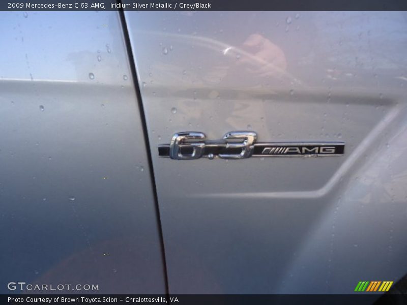 Iridium Silver Metallic / Grey/Black 2009 Mercedes-Benz C 63 AMG