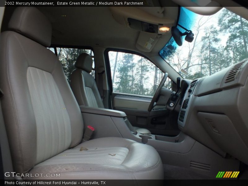 Estate Green Metallic / Medium Dark Parchment 2002 Mercury Mountaineer