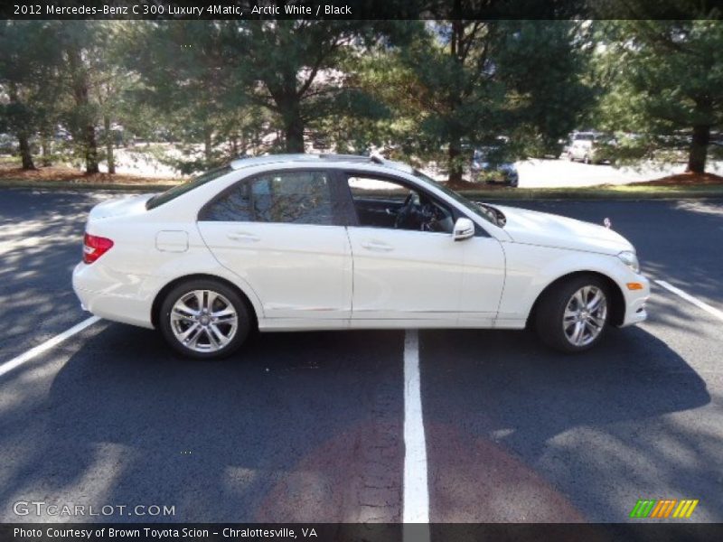 Arctic White / Black 2012 Mercedes-Benz C 300 Luxury 4Matic