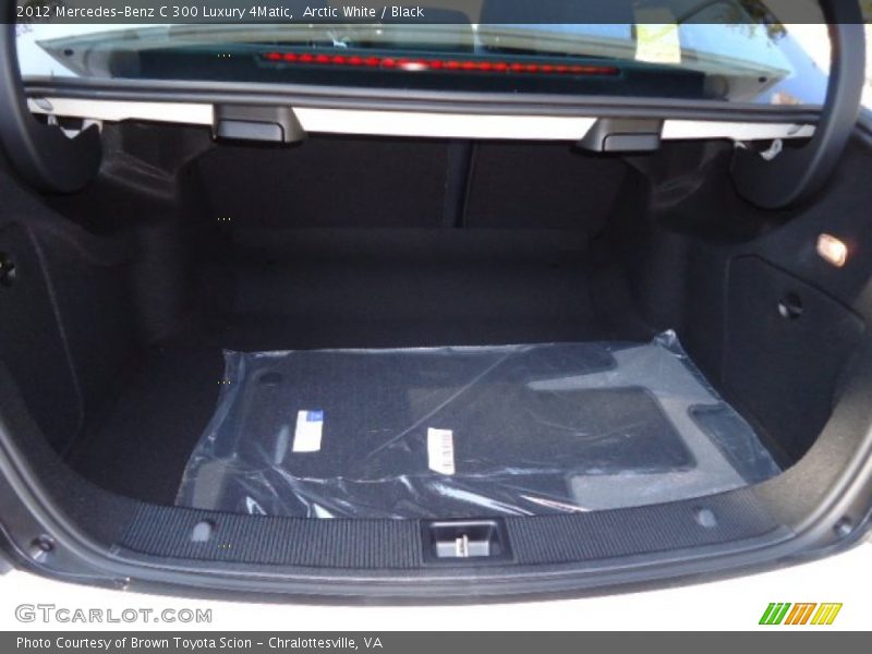 Arctic White / Black 2012 Mercedes-Benz C 300 Luxury 4Matic