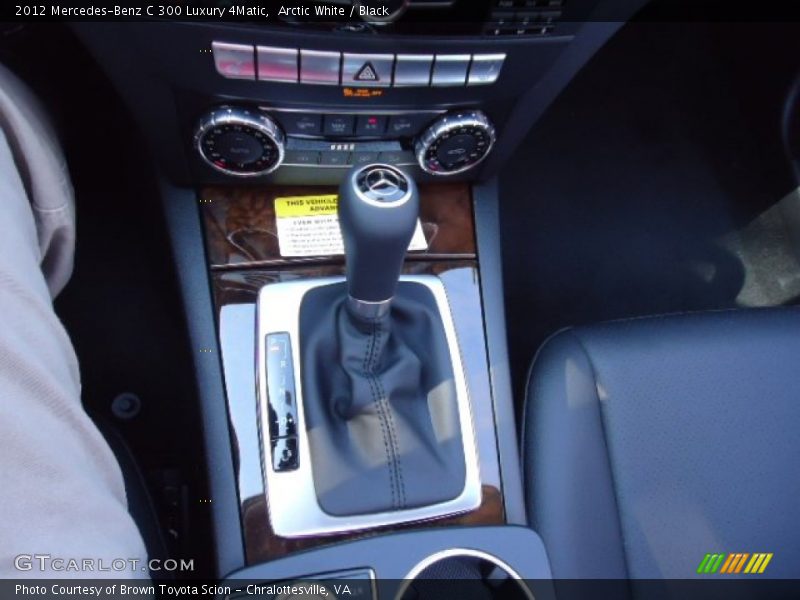 Arctic White / Black 2012 Mercedes-Benz C 300 Luxury 4Matic