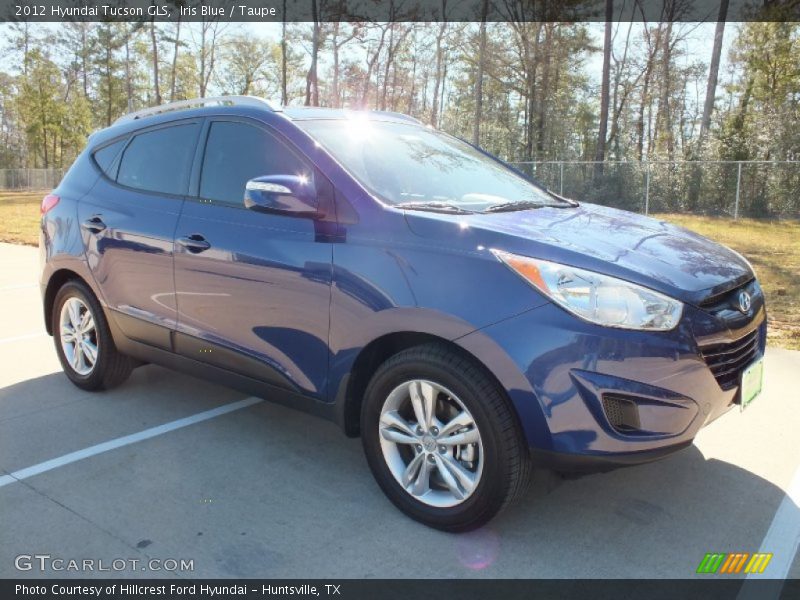 Iris Blue / Taupe 2012 Hyundai Tucson GLS