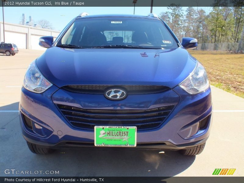 Iris Blue / Taupe 2012 Hyundai Tucson GLS