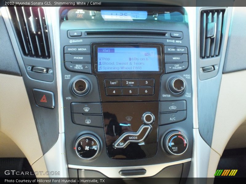 Shimmering White / Camel 2012 Hyundai Sonata GLS