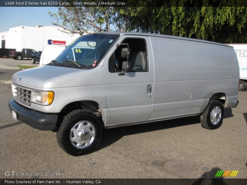 Silver Metallic / Medium Gray 1996 Ford E Series Van E250 Cargo