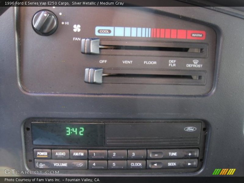 Silver Metallic / Medium Gray 1996 Ford E Series Van E250 Cargo