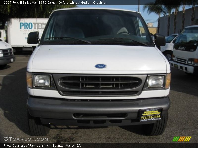 Oxford White / Medium Graphite 1997 Ford E Series Van E350 Cargo