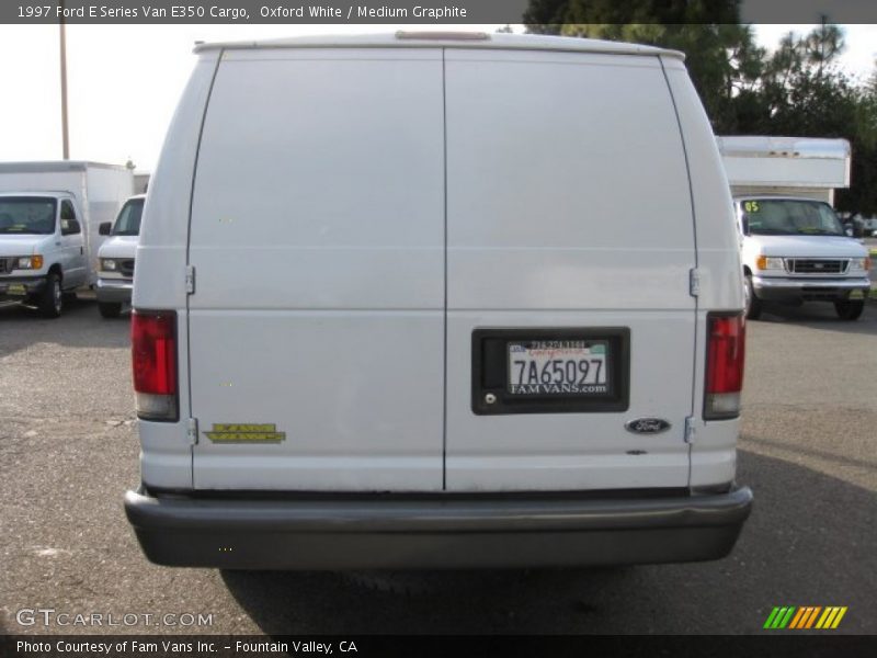 Oxford White / Medium Graphite 1997 Ford E Series Van E350 Cargo