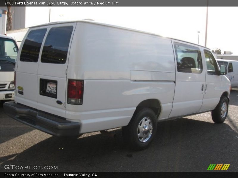 Oxford White / Medium Flint 2003 Ford E Series Van E250 Cargo