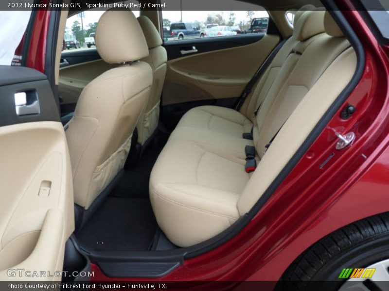 Rear Seat of 2012 Sonata GLS