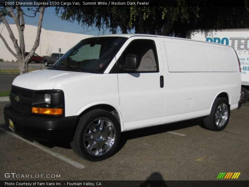 Summit White / Medium Dark Pewter 2006 Chevrolet Express 1500 Cargo Van