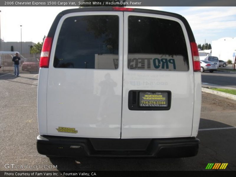 Summit White / Medium Dark Pewter 2006 Chevrolet Express 1500 Cargo Van