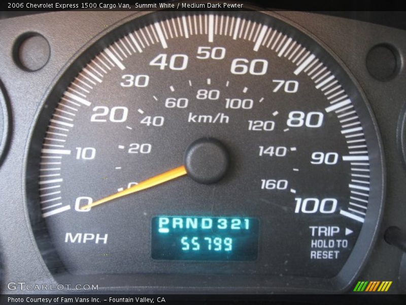 Summit White / Medium Dark Pewter 2006 Chevrolet Express 1500 Cargo Van