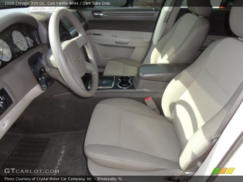 Cool Vanilla White / Dark Slate Gray 2008 Chrysler 300 LX