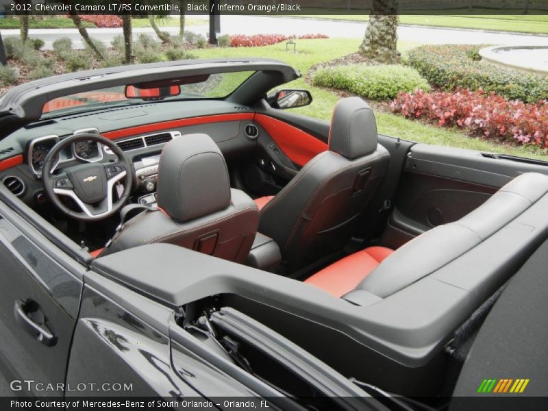 Black / Inferno Orange/Black 2012 Chevrolet Camaro LT/RS Convertible
