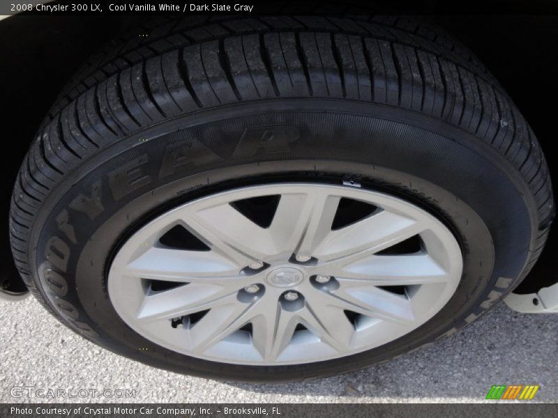 Cool Vanilla White / Dark Slate Gray 2008 Chrysler 300 LX