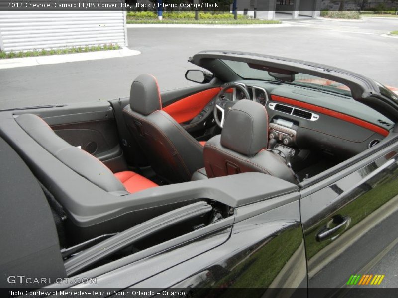 Black / Inferno Orange/Black 2012 Chevrolet Camaro LT/RS Convertible
