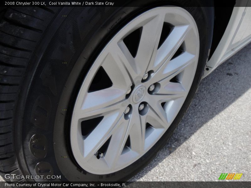 Cool Vanilla White / Dark Slate Gray 2008 Chrysler 300 LX