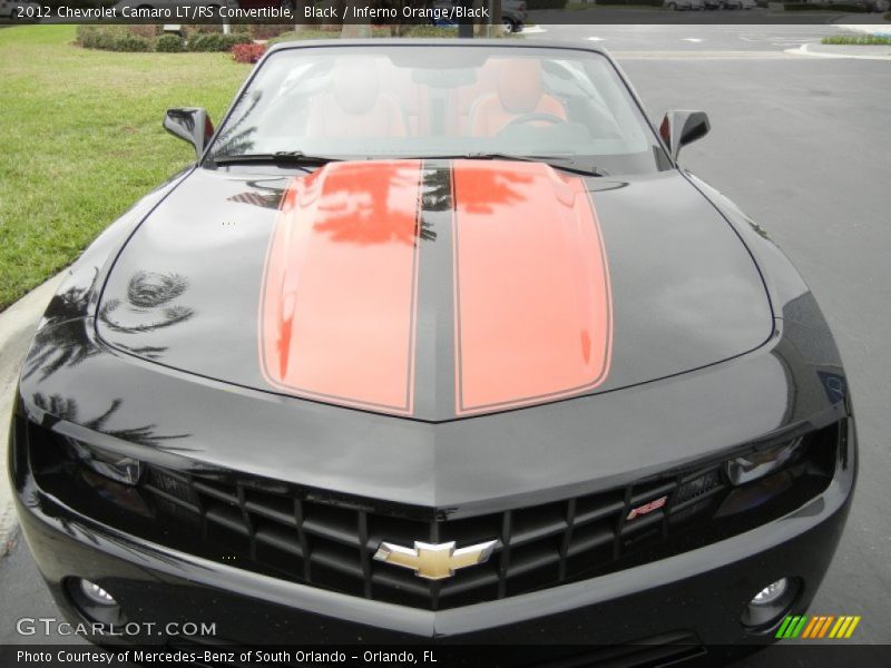 Black / Inferno Orange/Black 2012 Chevrolet Camaro LT/RS Convertible