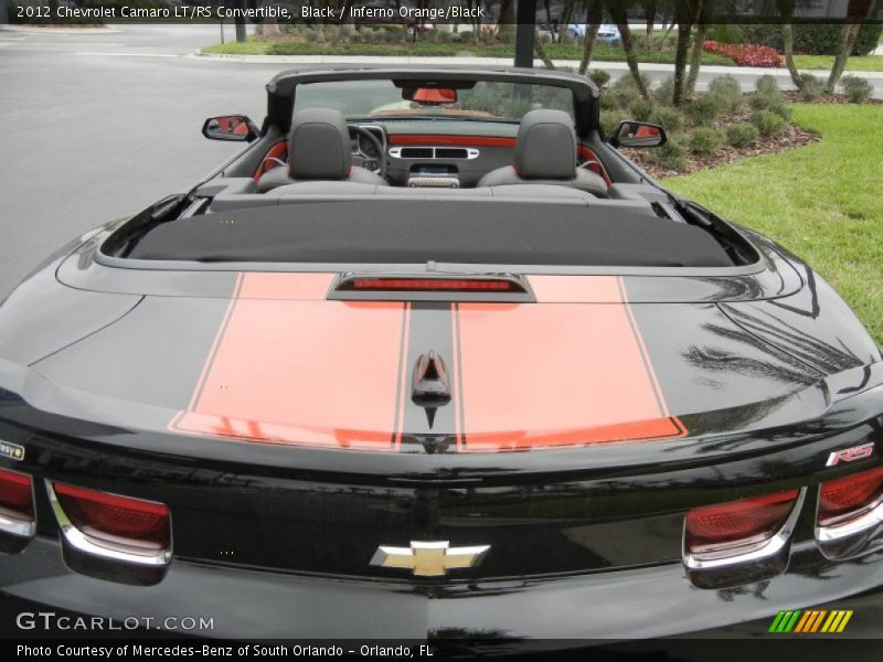 Black / Inferno Orange/Black 2012 Chevrolet Camaro LT/RS Convertible