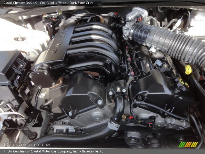 Cool Vanilla White / Dark Slate Gray 2008 Chrysler 300 LX