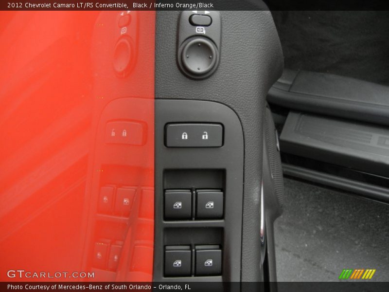 Black / Inferno Orange/Black 2012 Chevrolet Camaro LT/RS Convertible
