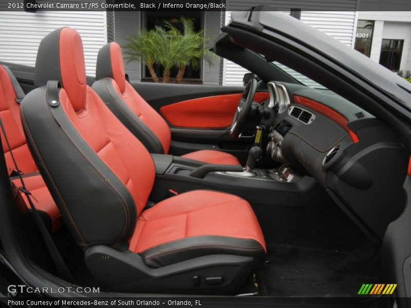 Black / Inferno Orange/Black 2012 Chevrolet Camaro LT/RS Convertible