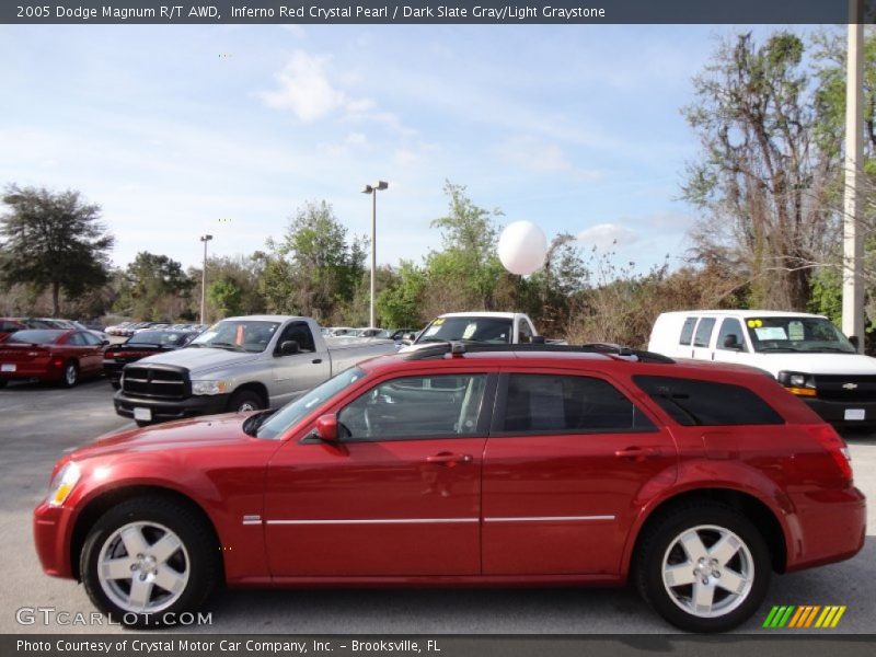 Inferno Red Crystal Pearl / Dark Slate Gray/Light Graystone 2005 Dodge Magnum R/T AWD