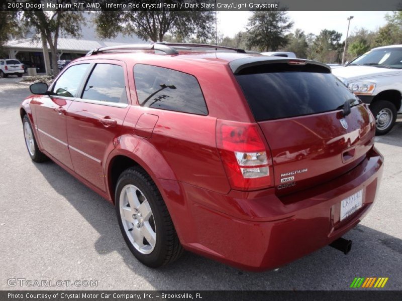 Inferno Red Crystal Pearl / Dark Slate Gray/Light Graystone 2005 Dodge Magnum R/T AWD