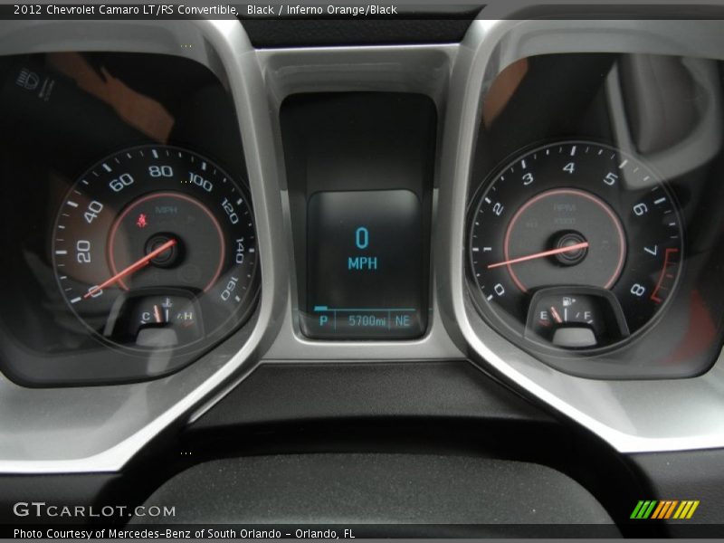  2012 Camaro LT/RS Convertible LT/RS Convertible Gauges