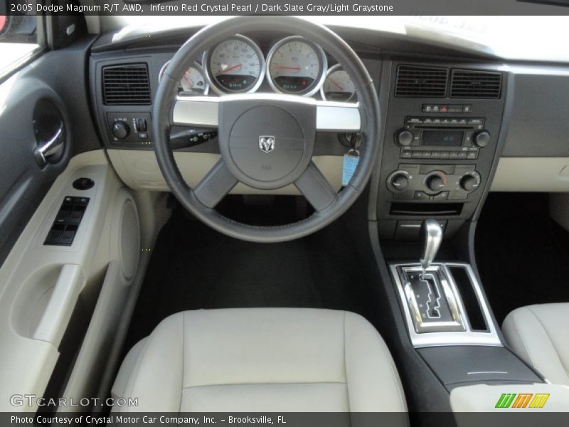 Inferno Red Crystal Pearl / Dark Slate Gray/Light Graystone 2005 Dodge Magnum R/T AWD