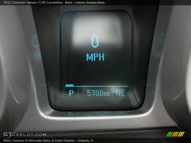 Black / Inferno Orange/Black 2012 Chevrolet Camaro LT/RS Convertible