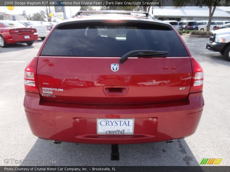 Inferno Red Crystal Pearl / Dark Slate Gray/Light Graystone 2005 Dodge Magnum R/T AWD
