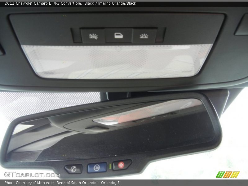 Black / Inferno Orange/Black 2012 Chevrolet Camaro LT/RS Convertible