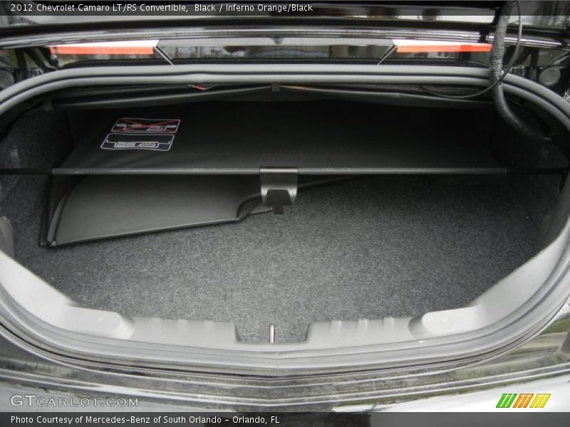  2012 Camaro LT/RS Convertible Trunk