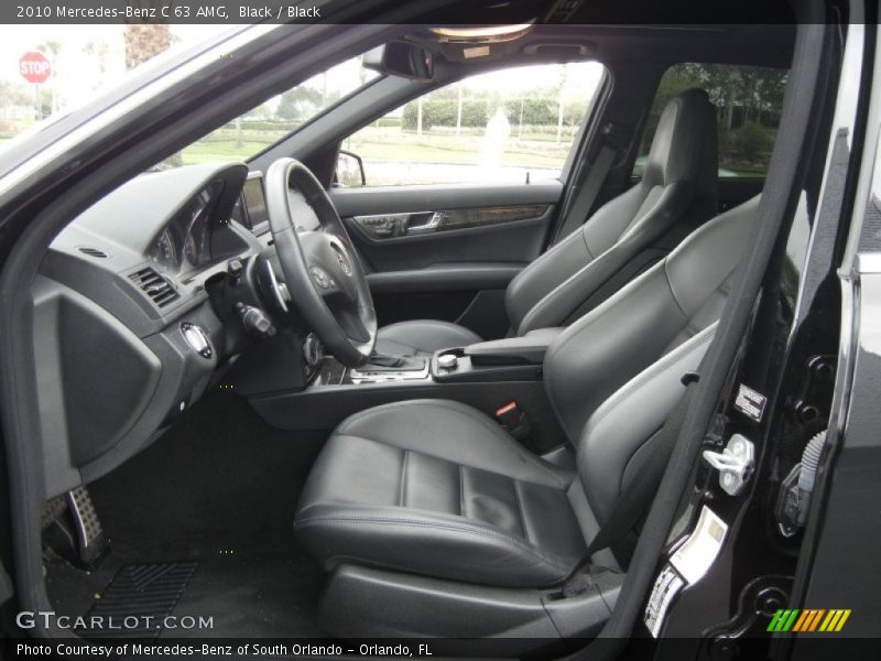  2010 C 63 AMG Black Interior