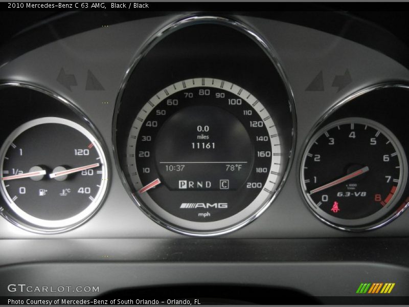  2010 C 63 AMG 63 AMG Gauges