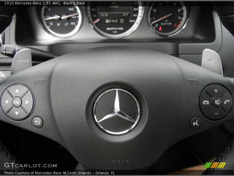 Controls of 2010 C 63 AMG