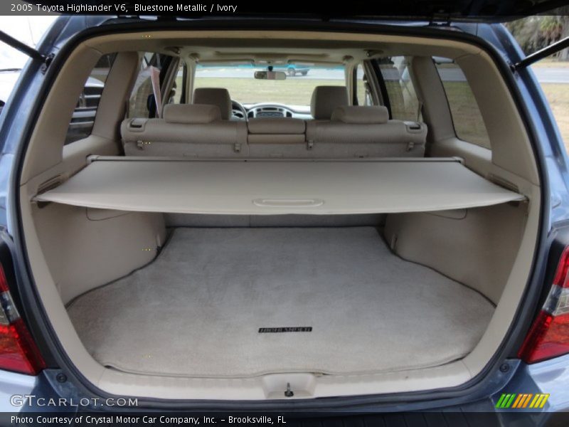 Bluestone Metallic / Ivory 2005 Toyota Highlander V6
